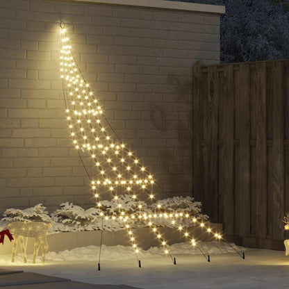 Albero di Natale LED con picchetti per il terreno 306 cm | homemem39