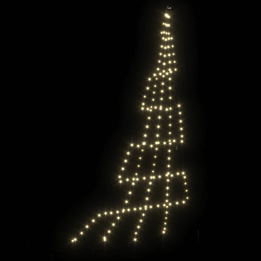 Albero di Natale LED con picchetti per il terreno 306 cm | homemem39