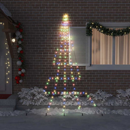 Albero di Natale LED con picchetti per il terreno 306 cm | homemem39