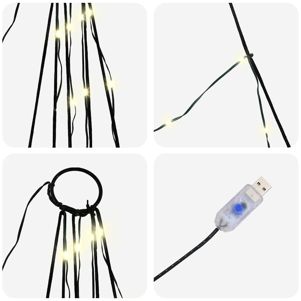 Albero di Natale LED con picchetti per il terreno 511 cm