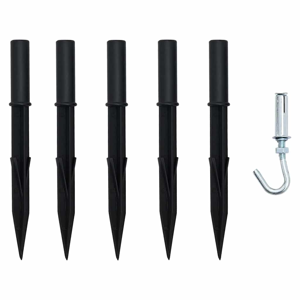 Albero di Natale LED con picchetti per il terreno 511 cm