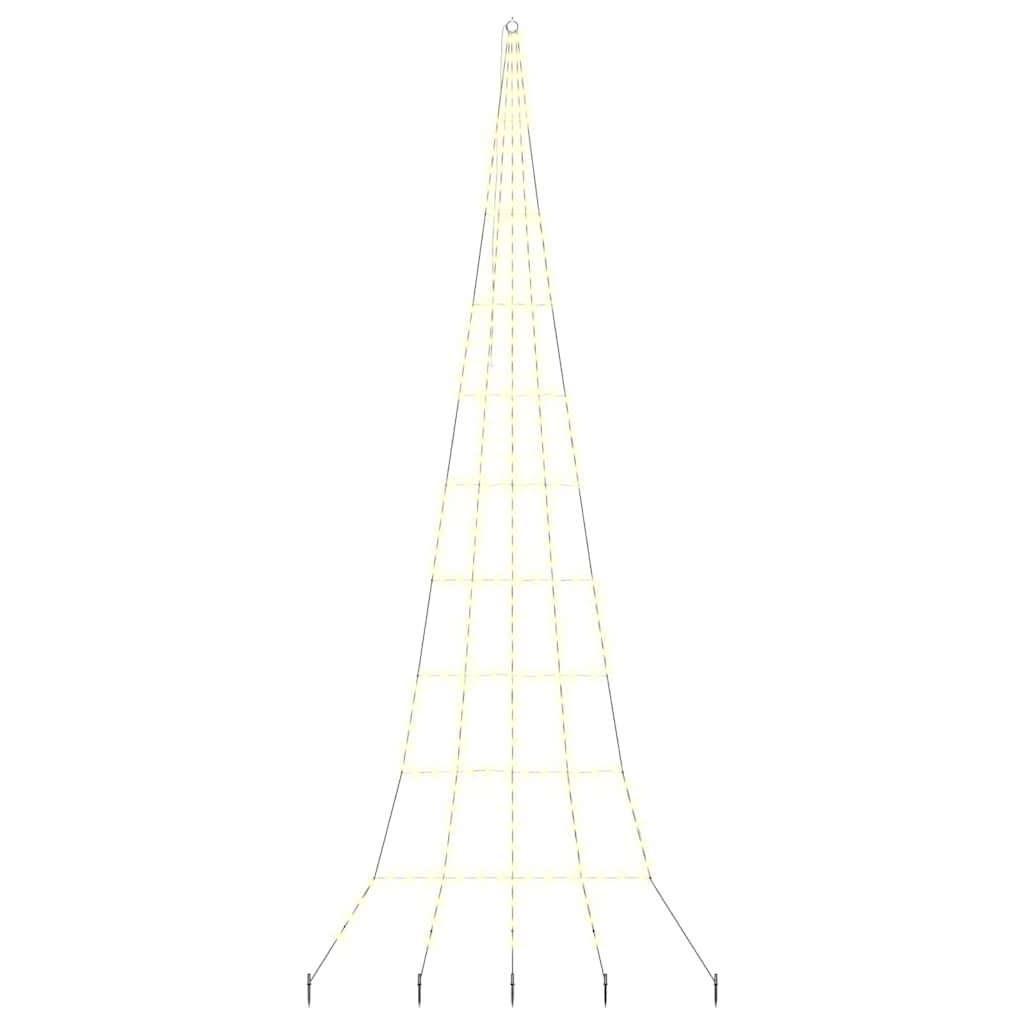 Albero di Natale LED con picchetti per il terreno 511 cm | homemem39