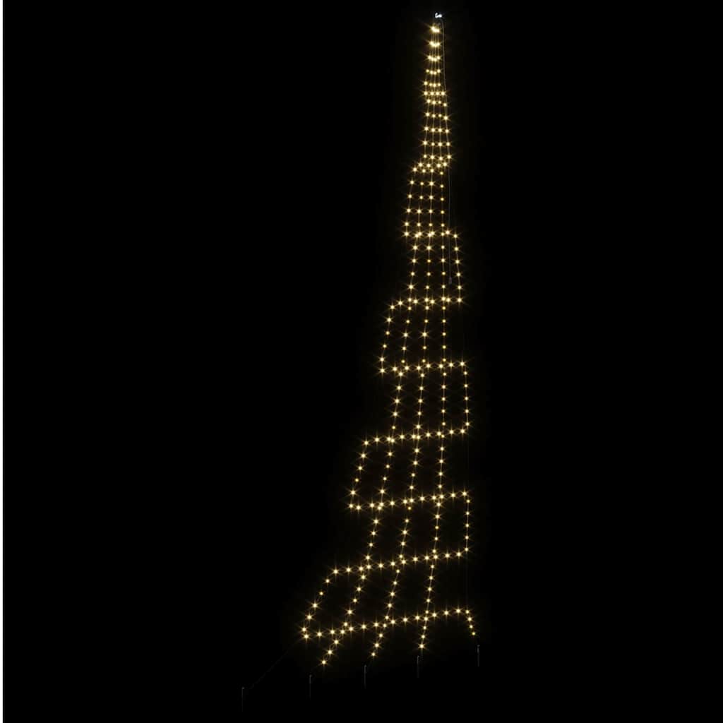 Albero di Natale LED con picchetti per il terreno 511 cm | homemem39