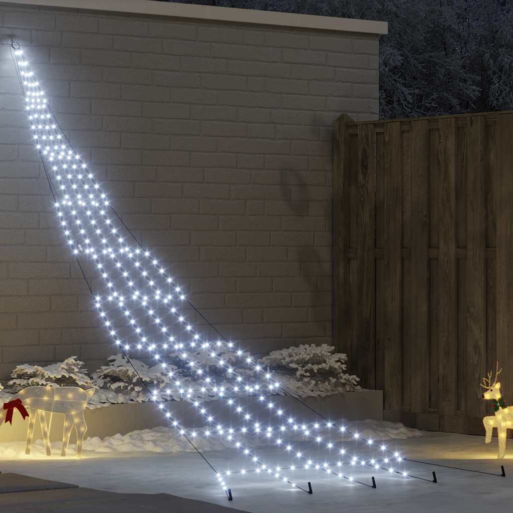 Albero di Natale LED con picchetti per il terreno 511 cm | homemem39