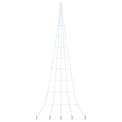 Albero di Natale LED con picchetti per il terreno 511 cm