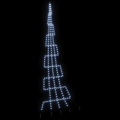 Albero di Natale LED con picchetti per il terreno 511 cm | homemem39