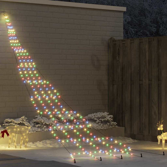Albero di Natale LED con picchetti per il terreno 511 cm | homemem39