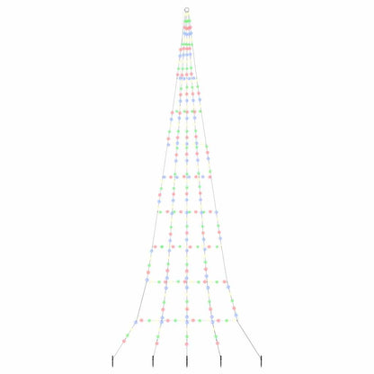 Albero di Natale LED con picchetti per il terreno 511 cm | homemem39