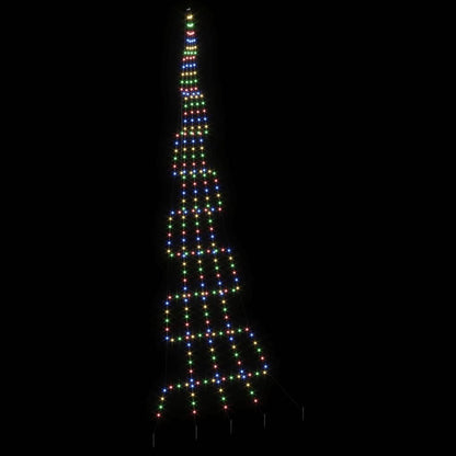 Albero di Natale LED con picchetti per il terreno 511 cm | homemem39