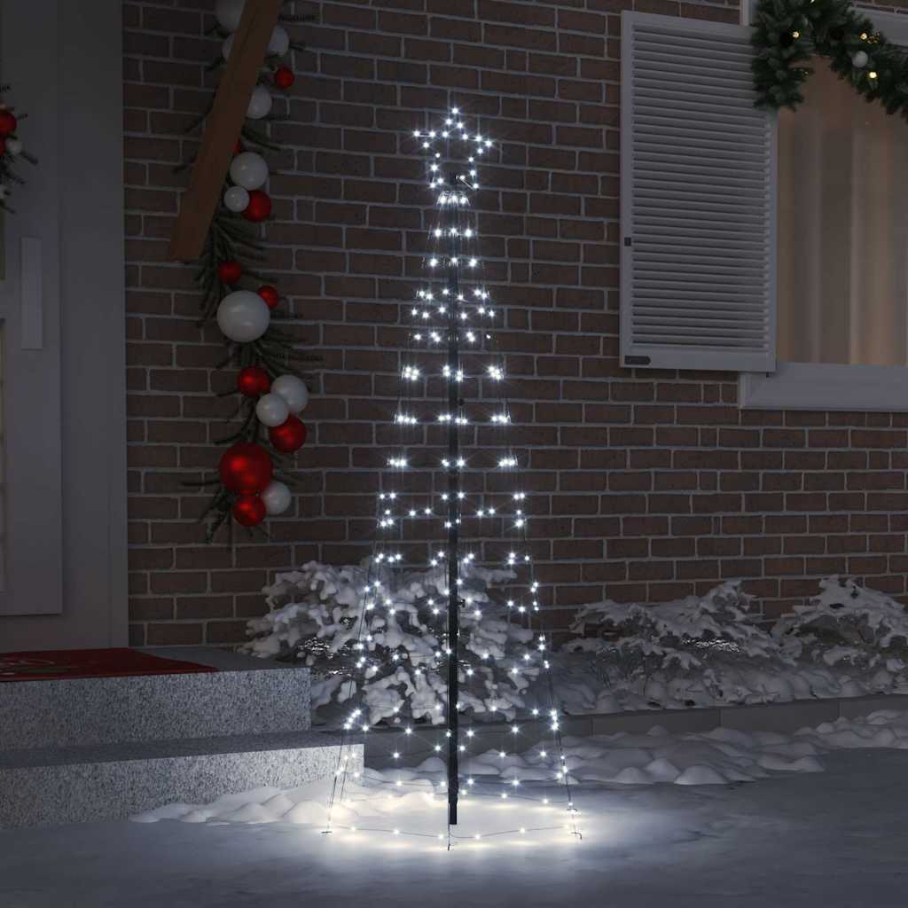 Albero di Natale LED con picchetti per il terreno 250 cm Ferro | homemem39