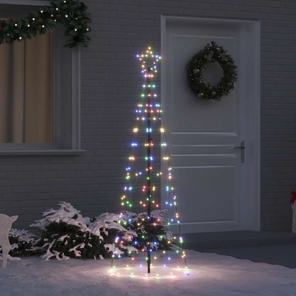 Albero di Natale LED con picchetti per il terreno 250 cm Ferro | homemem39