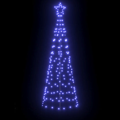 Albero di Natale LED con picchetti per il terreno Blu 250 cm