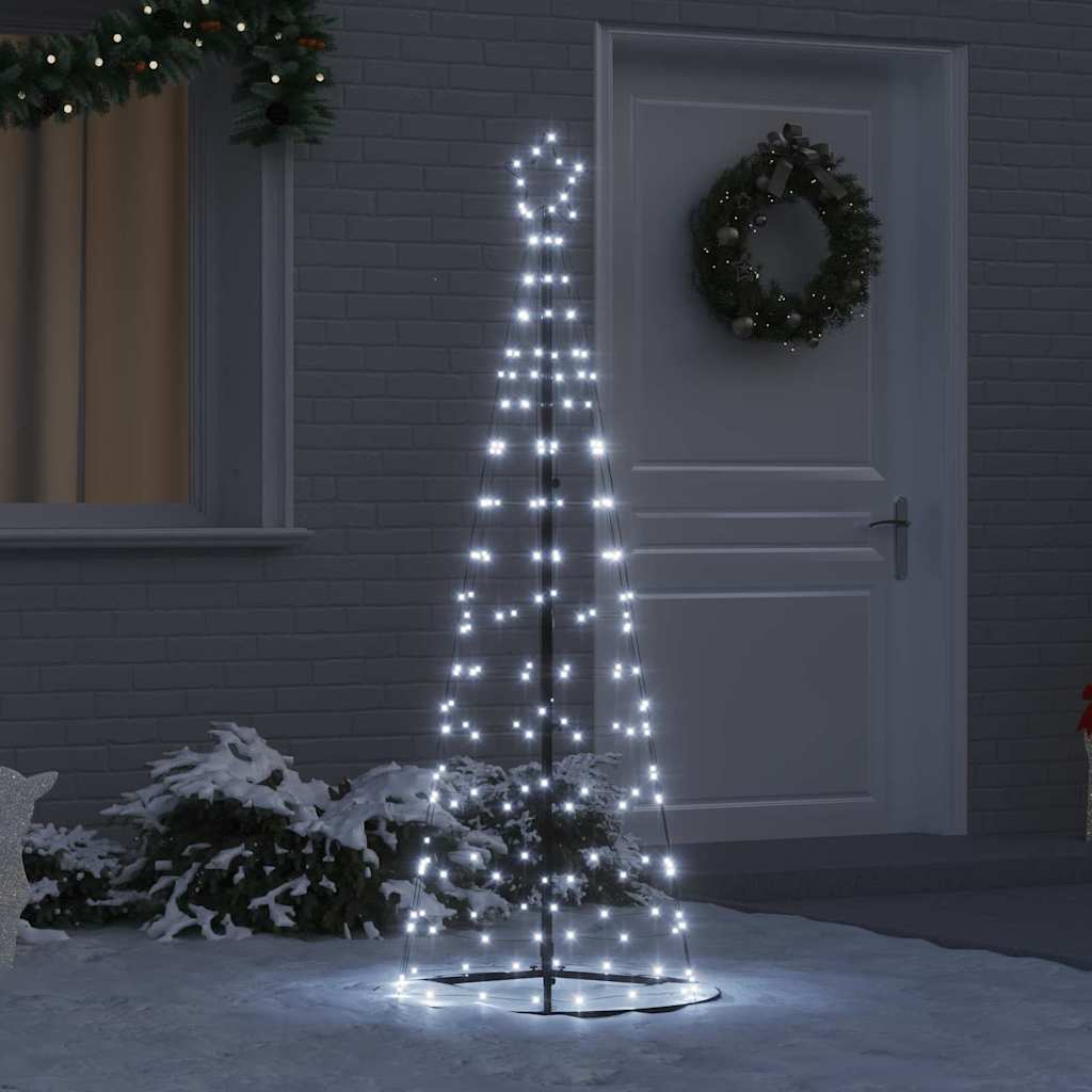 Albero di Natale LED con 390 LED Bianco freddo 250 cm Ferro