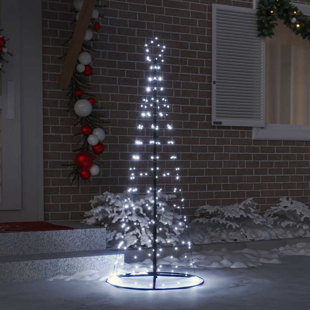 Albero di Natale LED con 390 LED Bianco freddo 250 cm Ferro