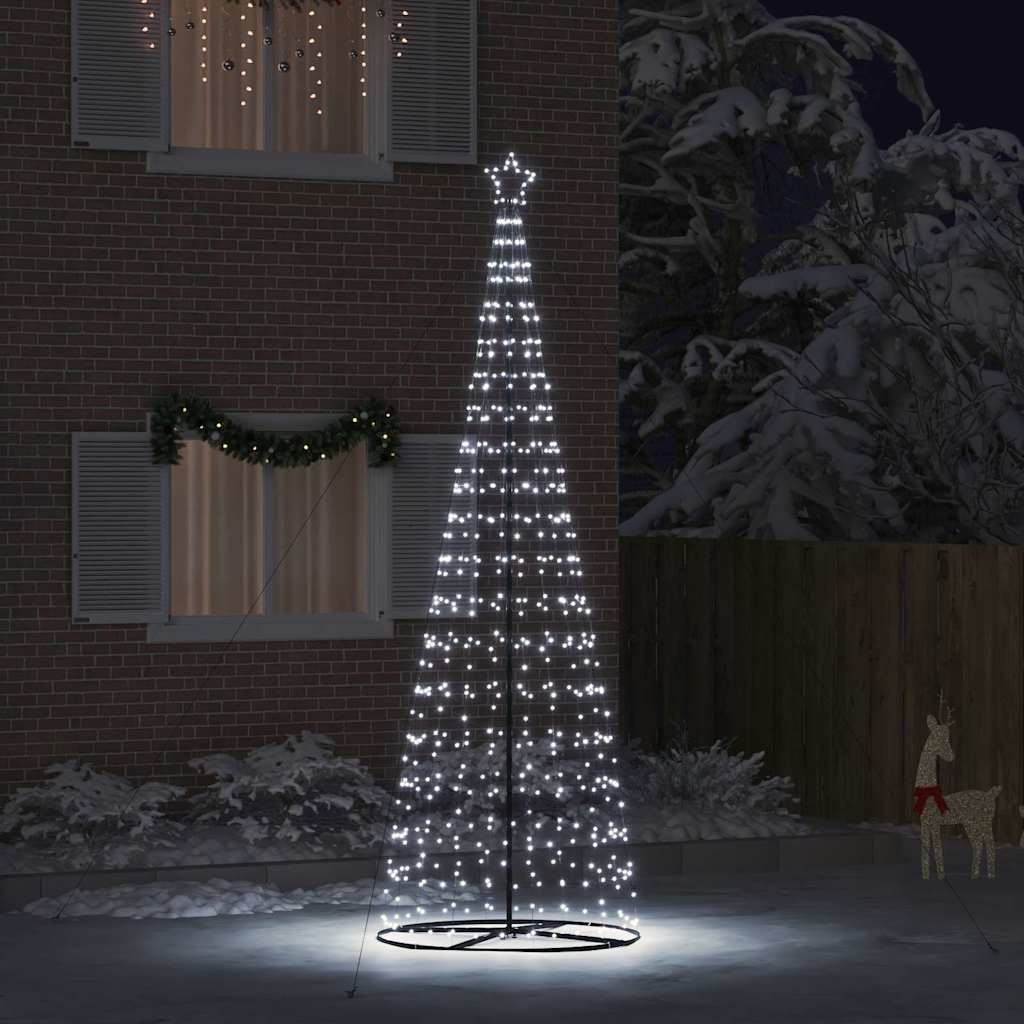 Albero di Natale LED con 800 LED Bianco freddo 400 cm Ferro
