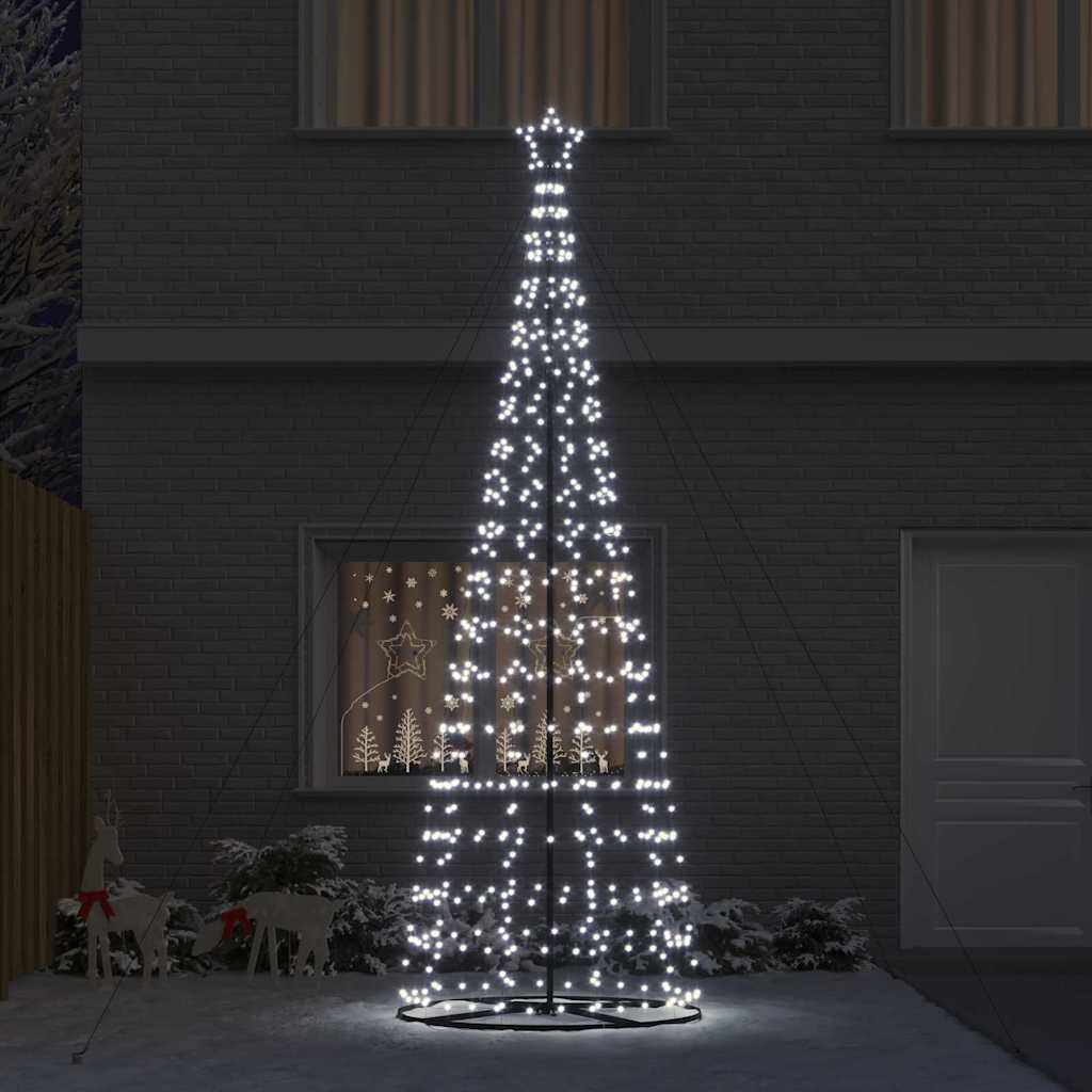 Albero di Natale LED con 800 LED Bianco freddo 400 cm Ferro