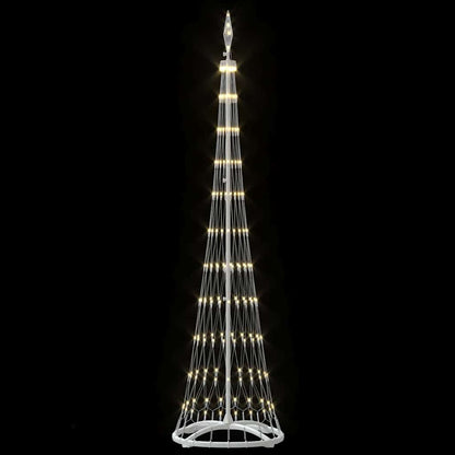 Albero di Natale LED Bianco caldo 51 x 51 x 190 cm Metallo