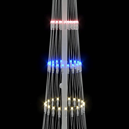 Albero di Natale LED Multicolore 51 x 51 x 190 cm Metallo