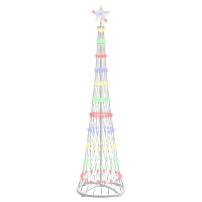 Albero di Natale LED Multicolore 51 x 51 x 190 cm Metallo