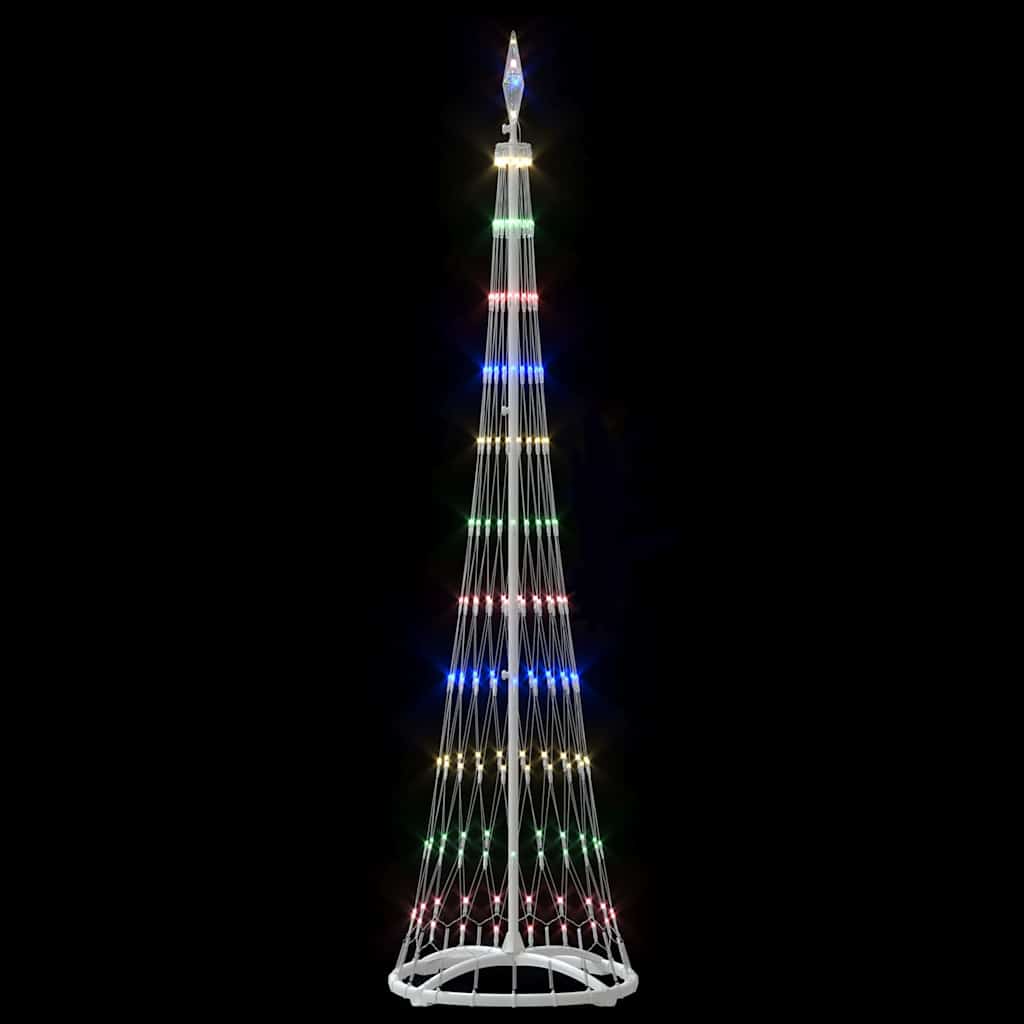 Albero di Natale LED Multicolore 51 x 51 x 190 cm Metallo