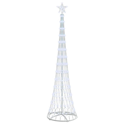 Albero di Natale LED Bianco freddo 70 x 70 x 250 cm Metallo