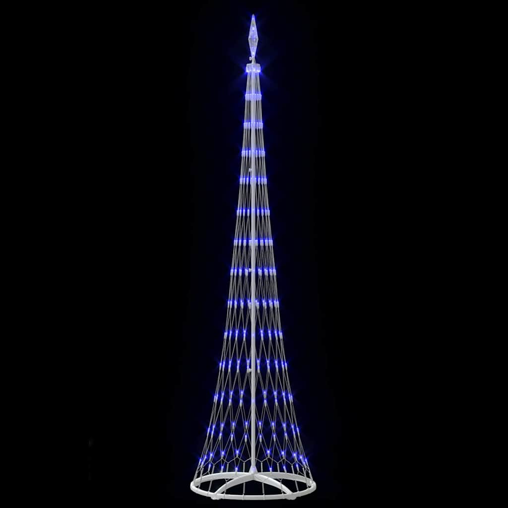 Albero di Natale LED con 290 LED Blu 70 x 70 x 250 cm Metallo