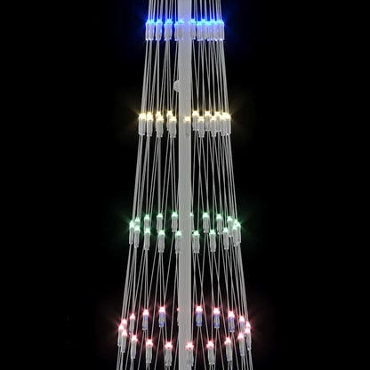 Albero di Natale LED Multicolore 70 x 70 x 250 cm Metallo