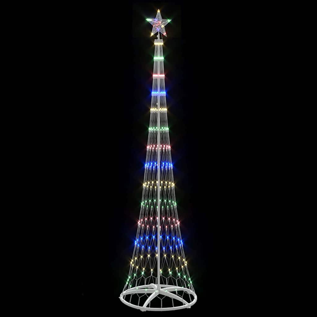 Albero di Natale LED Multicolore 70 x 70 x 250 cm Metallo
