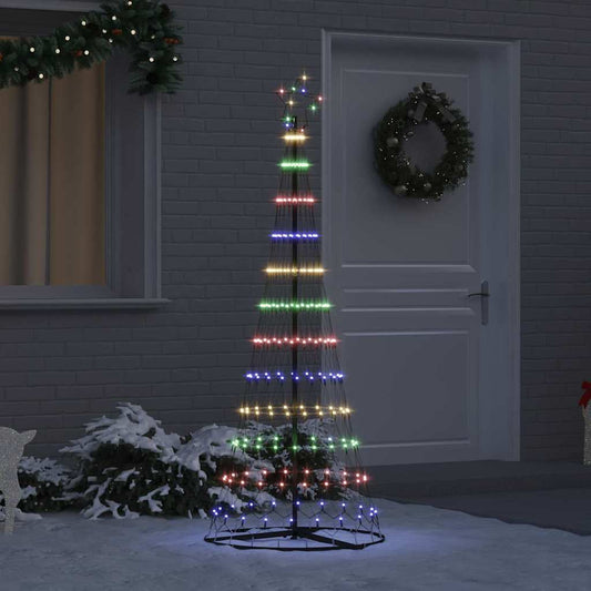 Albero di Natale LED Multicolore 71 x 71 x 184.5 cm Metallo