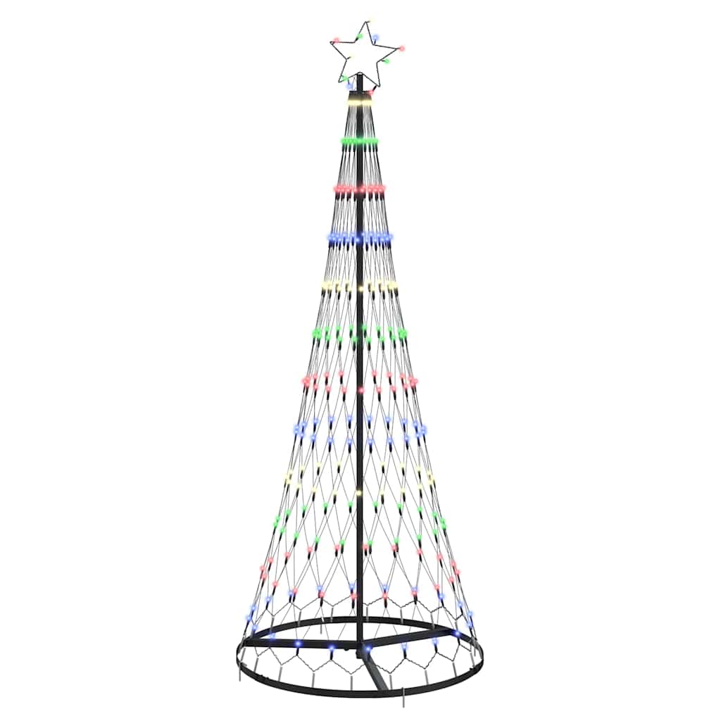 Albero di Natale LED Multicolore 71 x 71 x 184.5 cm Metallo