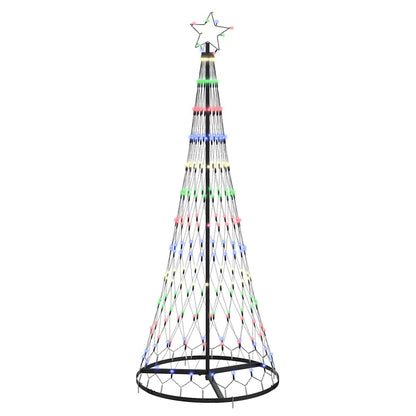 Albero di Natale LED Multicolore 71 x 71 x 184.5 cm Metallo
