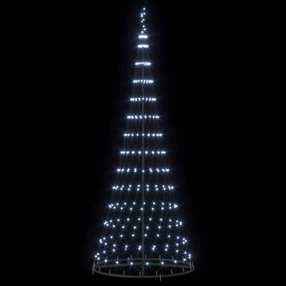 Albero di Natale LED Bianco freddo 100 x 100 x 250 cm Metallo