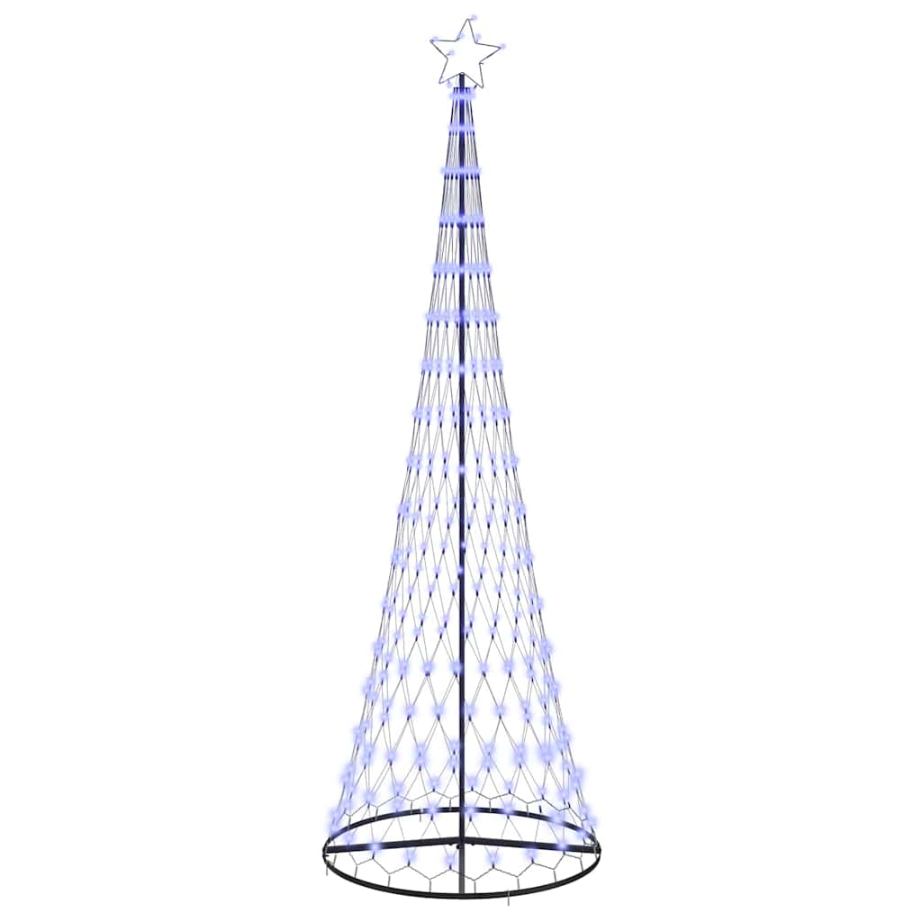Albero di Natale LED Blu 100.5 x 100.5 x 302.5 cm Metallo