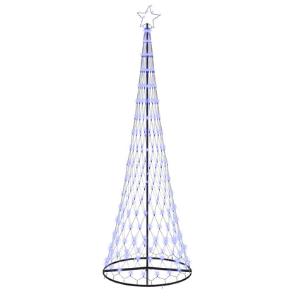 Albero di Natale LED Blu 100.5 x 100.5 x 302.5 cm Metallo