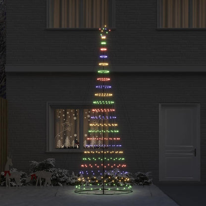 Albero di Natale LED Multicolore 400 cm Metallo