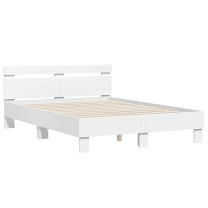 Struttura del letto Bianco 137 x 190 cm Legno multistrato