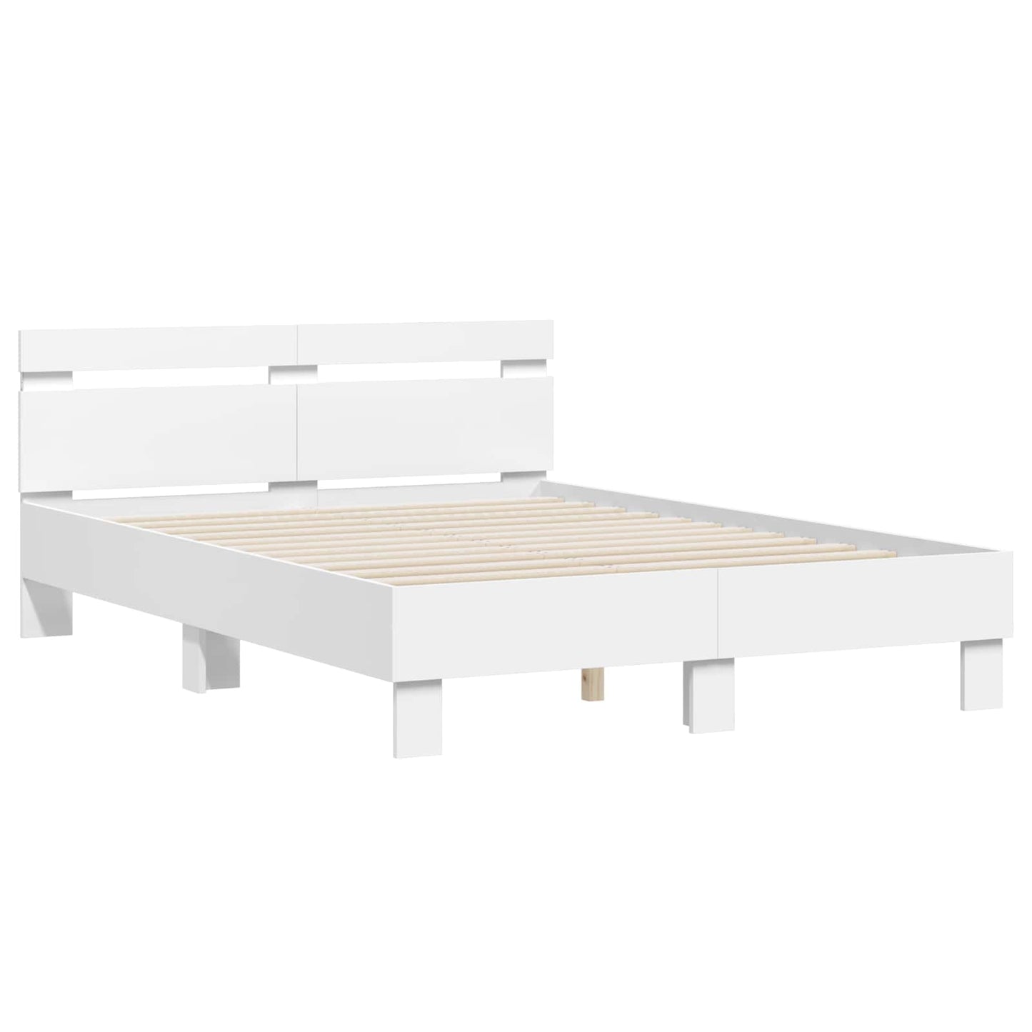 Struttura del letto Bianco 137 x 190 cm Legno ingegnerizzato