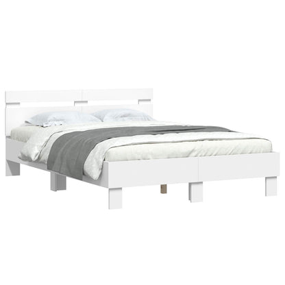 Struttura del letto Bianco 137 x 190 cm Legno ingegnerizzato