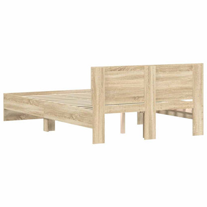 Struttura del letto Sonoma 137 x 190 cm Legno multistrato | homemem39