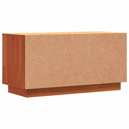 Mobile TV Marrone cerato 80 x 35 x 40,5 cm Pino massello