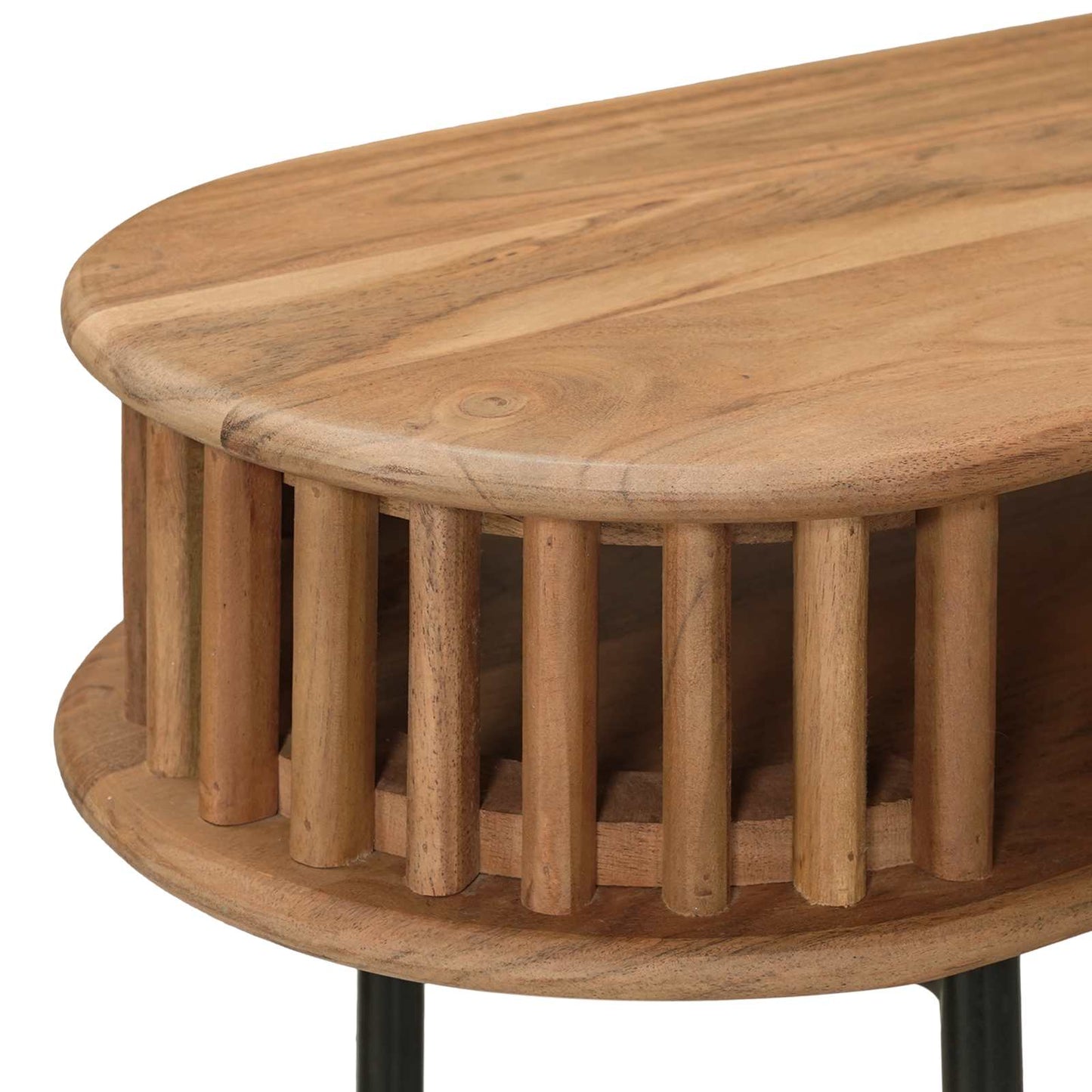 Tavolino fatto a mano Marrone Teak 90 x 30 x 75 cm | homemem39