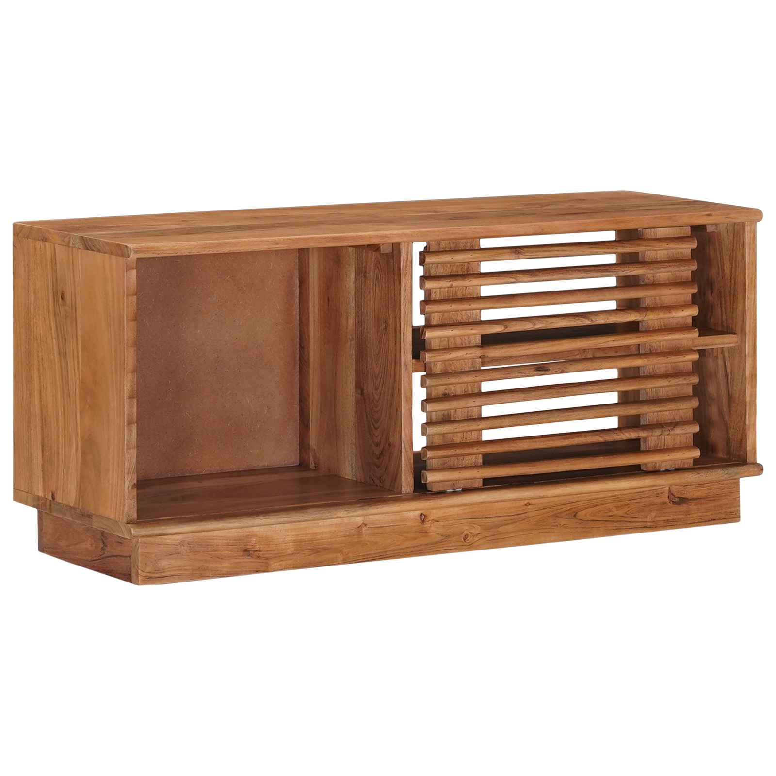 Mobile TV con archiviazione con porta Naturale 90 x 30 x 40 cm | homemem39