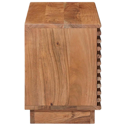 Mobile TV con archiviazione con porta Naturale 90 x 30 x 40 cm | homemem39