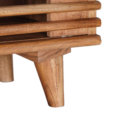 Mobile TV con archiviazione con porta Naturale 105 x 30 x 35 cm | homemem39