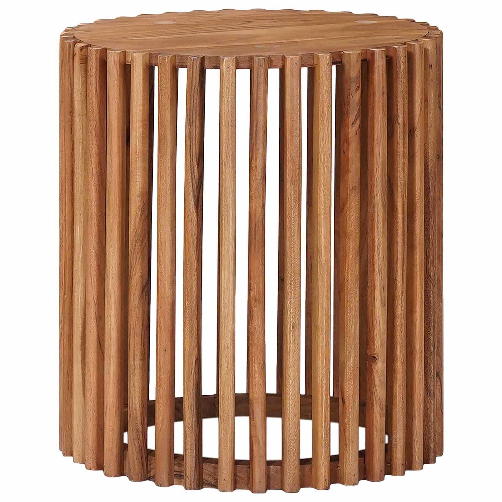 Set di Tavolini Fatti a Mano 2 pcs Marrone Teak 40 x 40 x 45 cm | homemem39