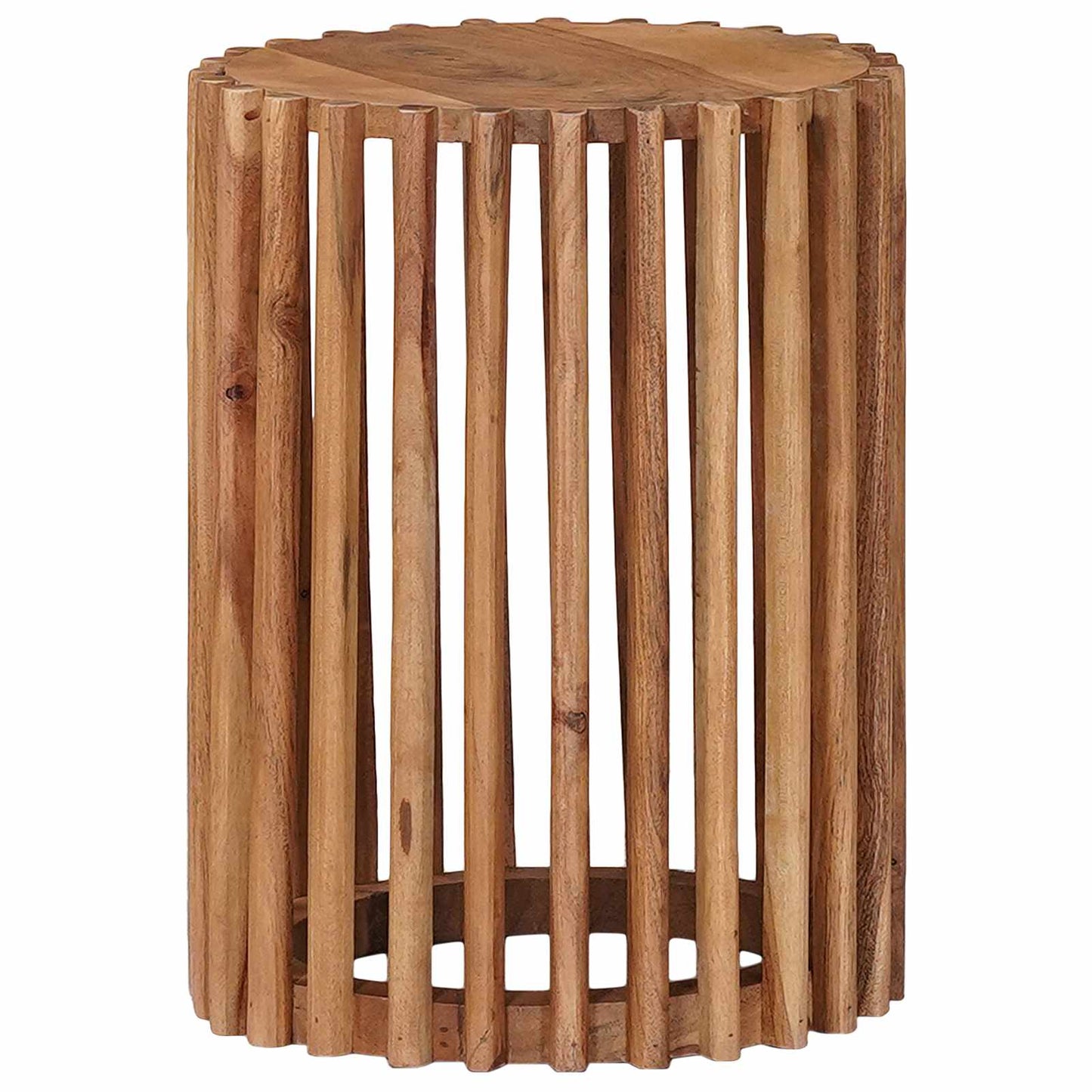 Set di Tavolini Fatti a Mano 2 pcs Marrone Teak 40 x 40 x 45 cm | homemem39