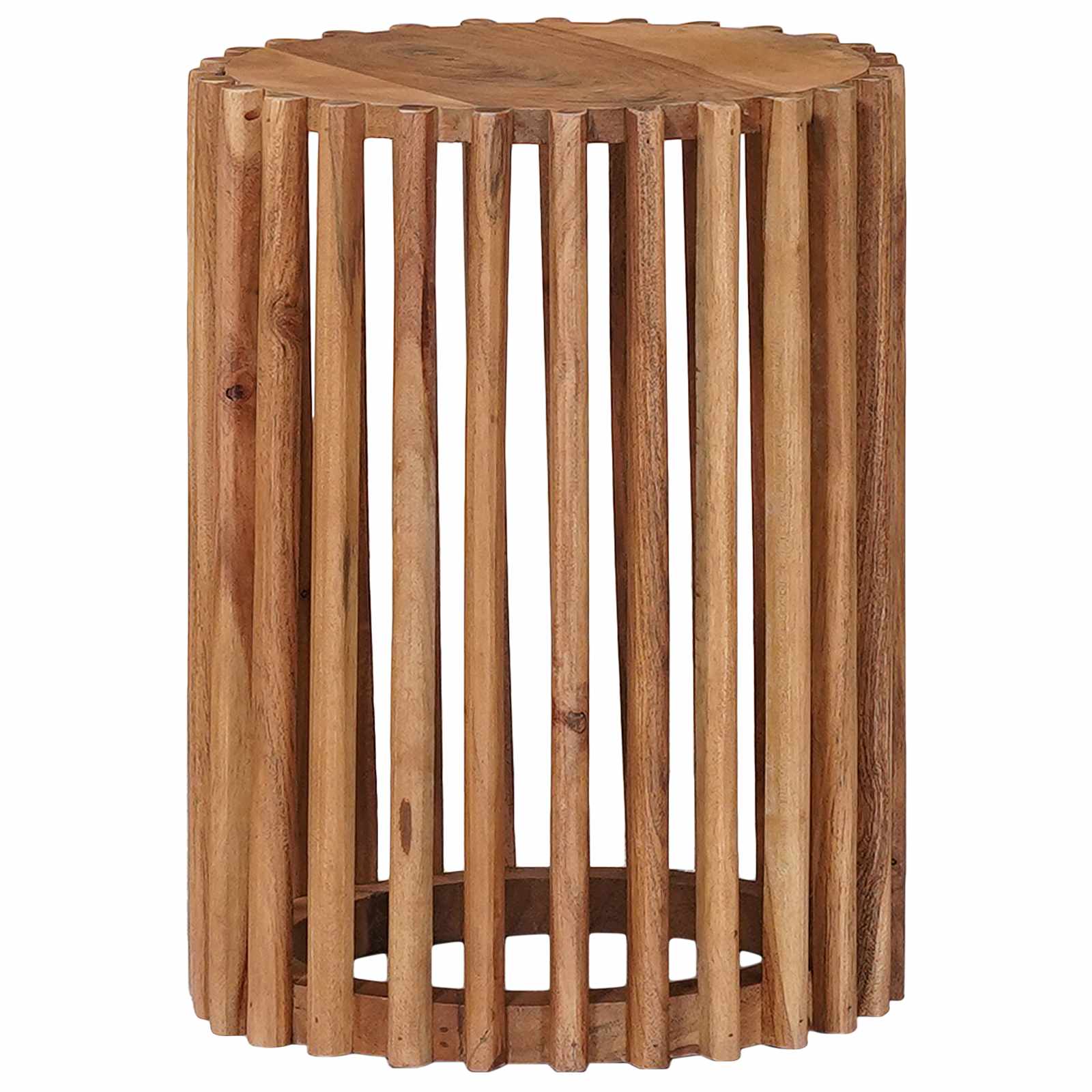 Set di Tavolini Fatti a Mano 2 pcs Marrone Teak 40 x 40 x 45 cm | homemem39