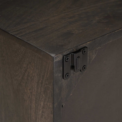 Mobile TV con lo scaffale con porta Ottone 105 x 30 x 35 cm | homemem39