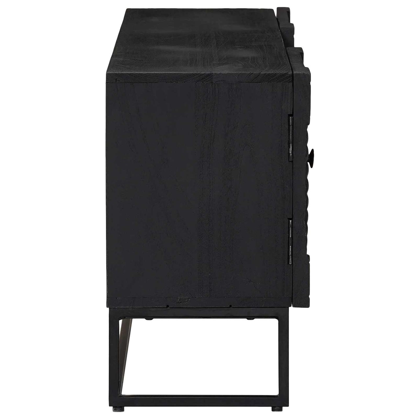 Mobile TV con cassetto con lo scaffale Nero 105 x 30 x 54 cm | homemem39