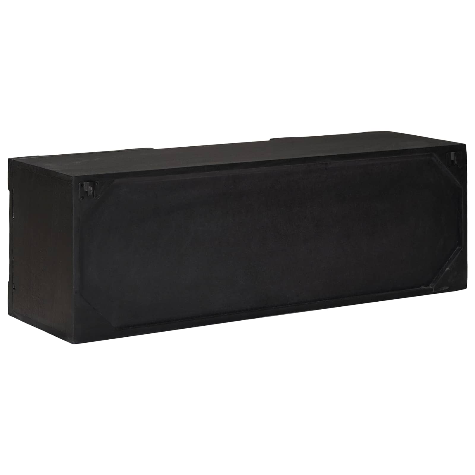 Mobile TV con lo scaffale con porta Nero 105 x 30 x 35 cm | homemem39